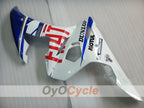 Einspritz-Verkleidungssatz für 05 YZF-R6 - Blau, Weiß - DUNLOP, FIAT, MOTUL #OYO87902647