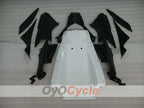 Verkleidungssatz für Einspritzung für 05 YZF-R6 - Weiß, Schwarz - Flammen #OYO87902632