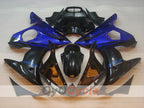 Verkleidungssatz für Einspritzung für 05 YZF-R6 - Blau, Schwarz - Flamme #OYO87902629