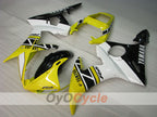 Verkleidungssatz für Einspritzung für 05 YZF-R6 - Gelb, Schwarz - MOTUL #OYO87902623