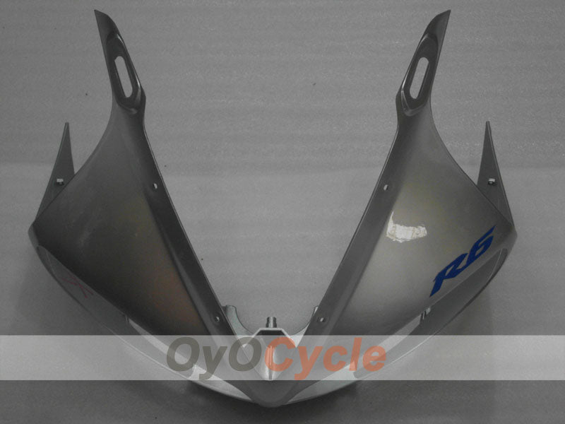 Verkleidungssatz für Einspritzung für 05 YZF-R6 - Schwarz, Silber, Matt - Werksdesign #OYO87902620