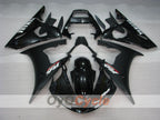 Verkleidungssatz für Einspritzung für 05 YZF-R6 - Schwarz, Matt - Werksdesign #OYO87902631