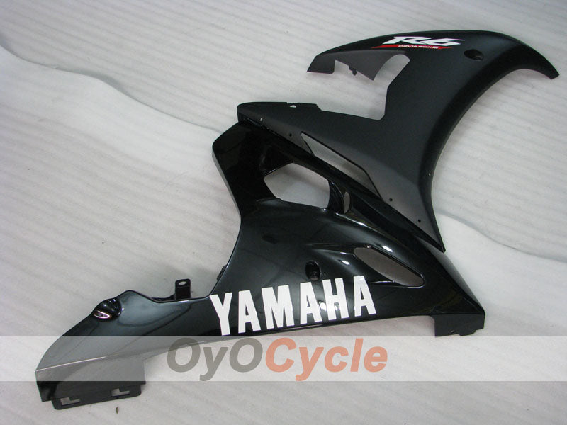Verkleidungssatz für Einspritzung für 05 YZF-R6 - Schwarz, Matt - Werksdesign #OYO87902631