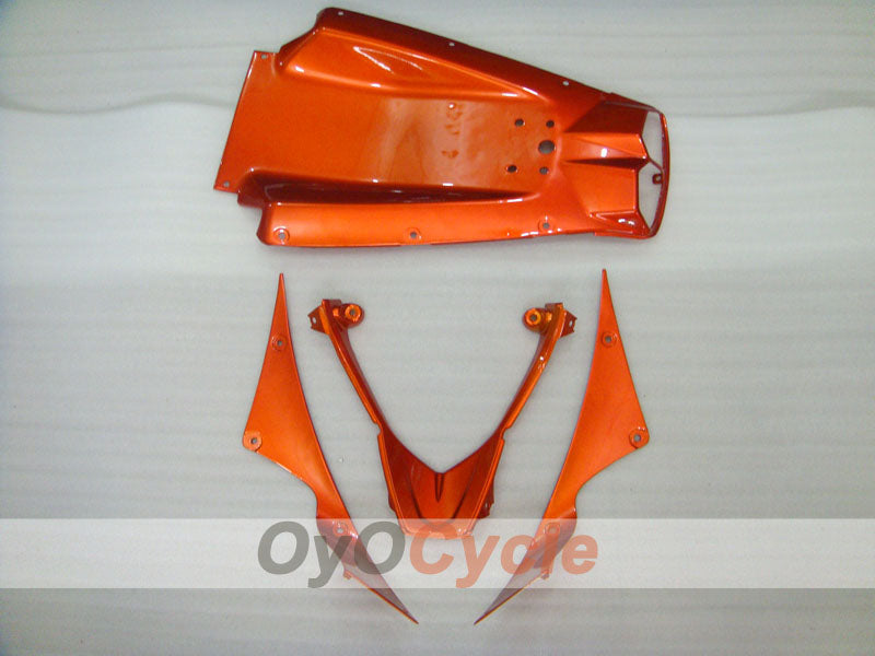 Verkleidungssatz für Einspritzung für 05 YZF-R6 - Orange, Schwarz, Matt - Werksdesign #OYO87902628