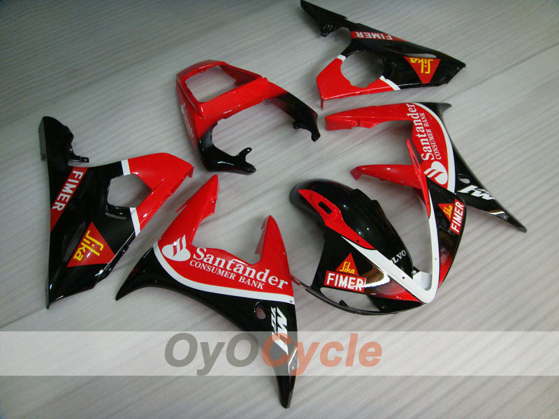 Einspritzverkleidungssatz für 05 YZF-R6 - Rot, Schwarz - Santander #OYO87902619 Hauptbild