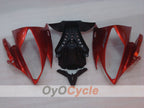 Einspritzverkleidungs-Kit für YZF-R6 06-07 - Orange, Schwarz, Matt - Werksdesign #OYO87900945