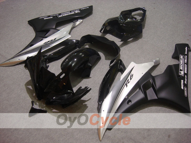 Einspritzverkleidungs-Kit für YZF-R6 06-07 - Schwarz, Silber, Matt - Werksdesign #OYO87900946 Hauptbild