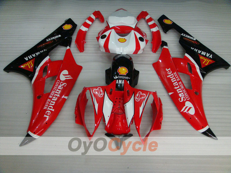 Einspritzverkleidungssatz für YZF-R6 06-07 - Rot, Schwarz - Santander #OYO87900953 Zweitbild