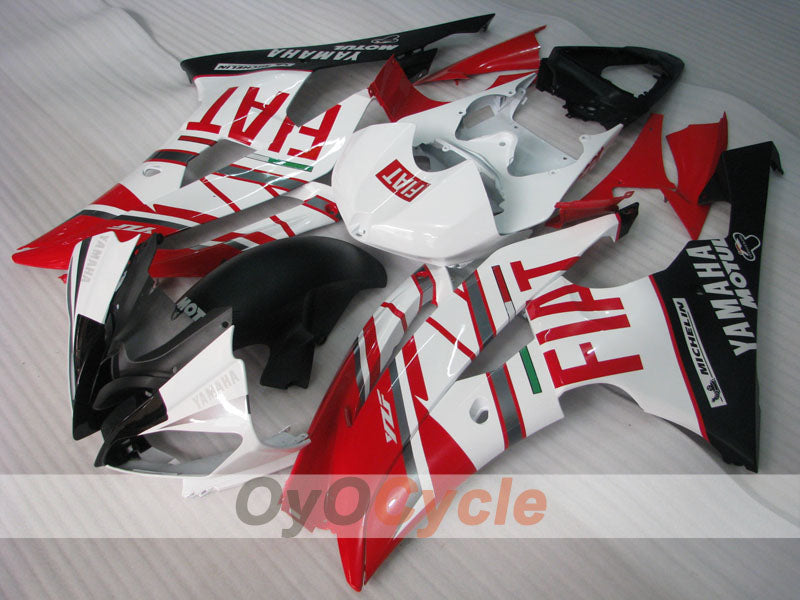 Einspritzverkleidungssatz für YZF-R6 08-16 - Rot, Weiß - FIAT #OYO87900958 Hauptbild