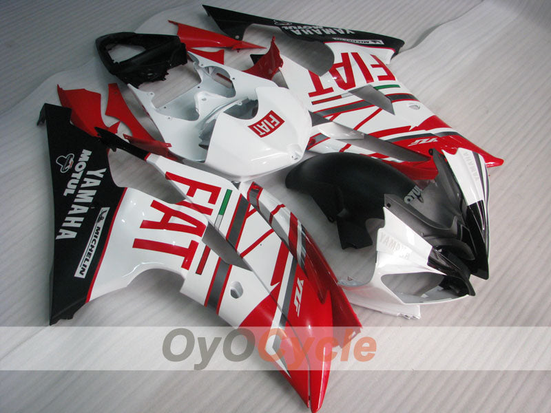 Einspritzverkleidungssatz für YZF-R6 08-16 - Rot, Weiß - FIAT #OYO87900958 Zweitbild