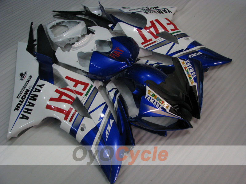 Einspritz-Verkleidungskit für 08-16 YZF-R6 - Blau, Weiß - FIAT #OYO87900960 Hauptbild