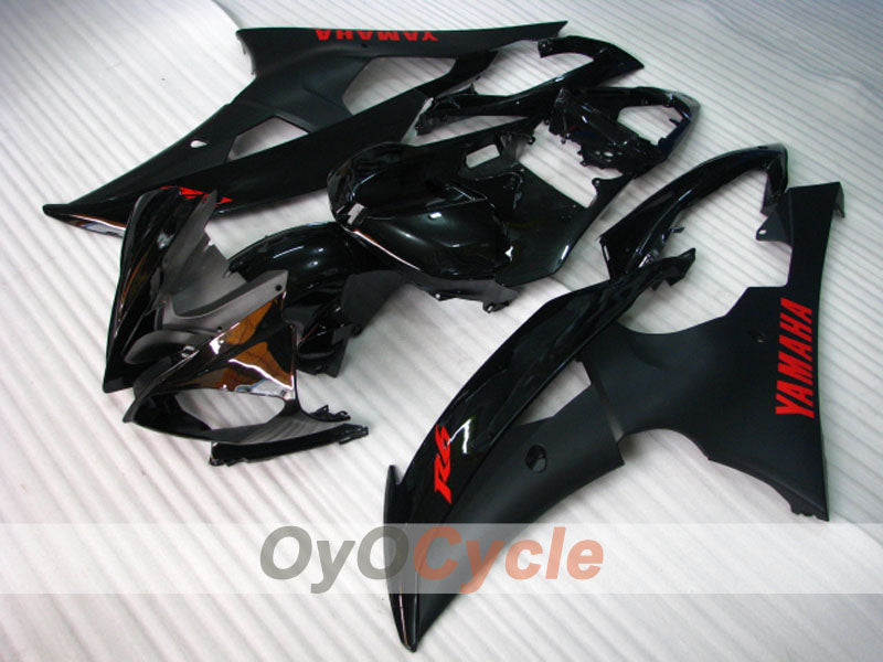 Spritzguss-Verkleidungssatz für YZF-R6 08-16 - Schwarz, matt - Werksstil #OYO87900972 Zweitbild
