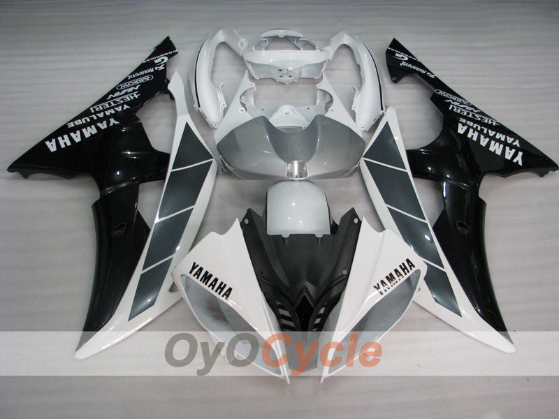 Spritzguss-Verkleidungssatz für YZF-R6 08-16 - Weiß, Schwarz - Werksstil #OYO87900973 Zweitbild