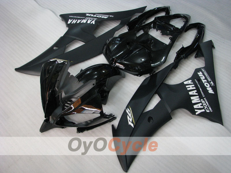 Spritzguss-Verkleidungssatz für YZF-R6 08-16 - Schwarz, matt - Werksstil #OYO87900974 Zweitbild