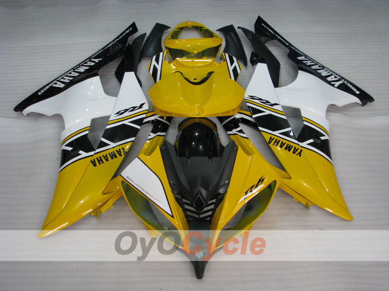 Spritzguss-Verkleidungssatz für YZF-R6 08-16 - Gelb, Schwarz - Werksstil #OYO87900975 Zweitbild
