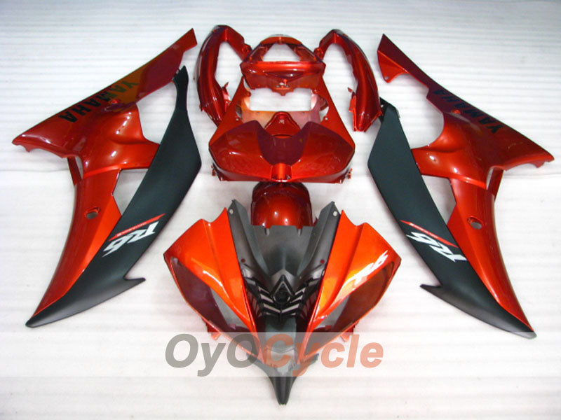 Spritzguss-Verkleidungssatz für YZF-R6 08-16 - Orange, Schwarz, matt - Werksstil #OYO87900979 Zweitbild
