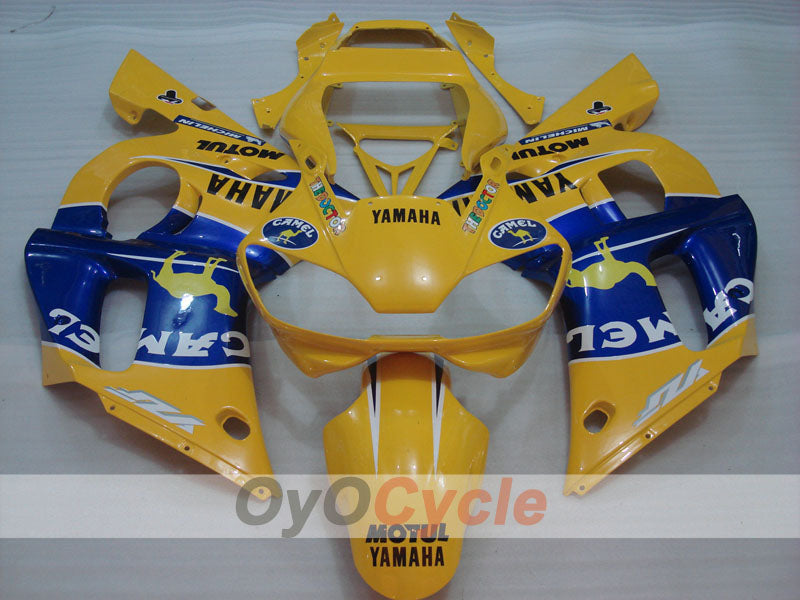 Spritzguss-Verkleidungssatz für YZF-R6 98-02 - Gelb, Blau - Camel, MOTUL #OYO87900981 Zweitbild