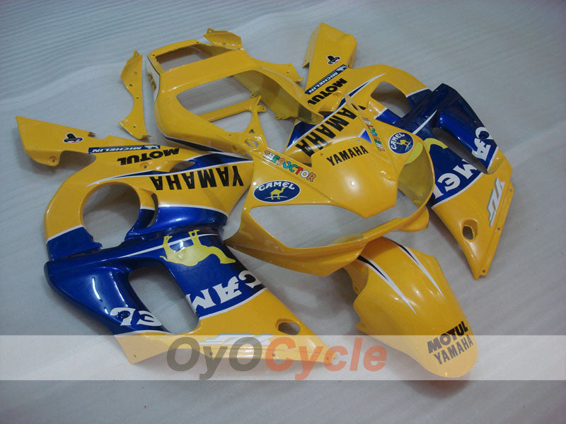 Spritzguss-Verkleidungssatz für YZF-R6 98-02 - Gelb, Blau - Camel, MOTUL #OYO87900981 Hauptbild