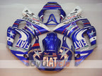 Verkleidungssatz für Einspritzer für YZF-R6 98-02 - Blau, Weiß - FIAT, MOTUL #OYO87900987