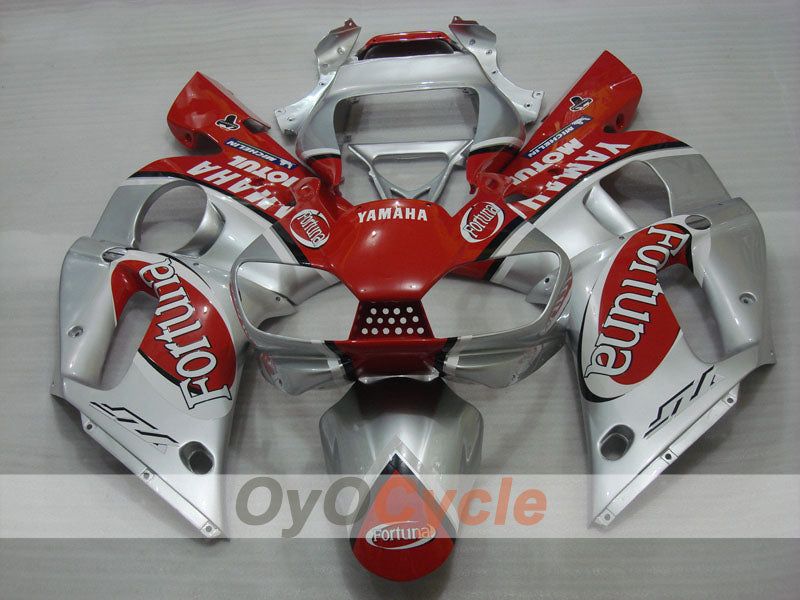Verkleidungssatz für Einspritzer für YZF-R6 98-02 - Rot, Silber - Fortuna, MOTUL #OYO87900993 Zweitbild