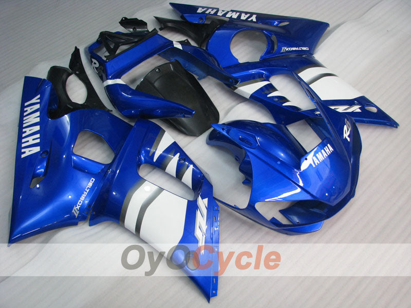 Verkleidungssatz für Einspritzer für YZF-R6 98-02 - Blau, Weiß - Werksstil #OYO87900995 Hauptbild