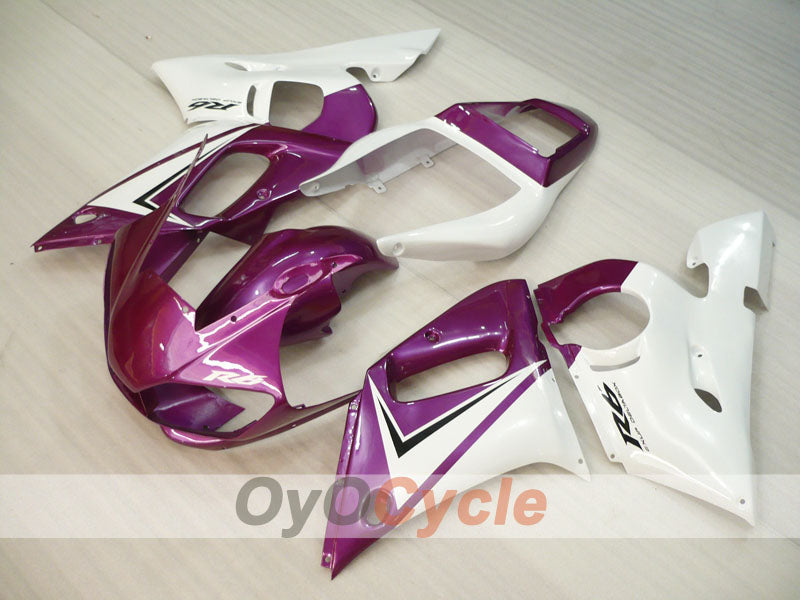 Verkleidungssatz für Einspritzermodelle 98-02 YZF-R6 - Lila, Weiß - Werksdesign #OYO87900998 Zweitbild