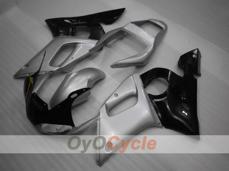 Verkleidungssatz für Einspritzermodelle 98-02 YZF-R6 - Schwarz, Silber - Werksdesign #OYO87901000 Zweitbild