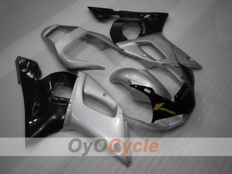 Verkleidungssatz für Einspritzermodelle 98-02 YZF-R6 - Schwarz, Silber - Werksdesign #OYO87901000 Hauptbild