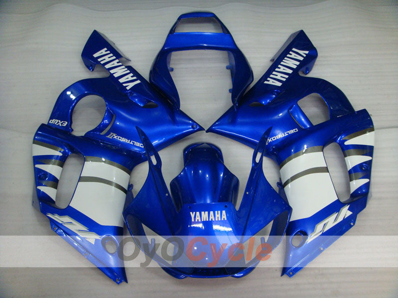 Einspritz-Verkleidungskit für YZF-R6 98-02 - Blau, Weiß - Werksstil #OYO87901009 Zweitbild
