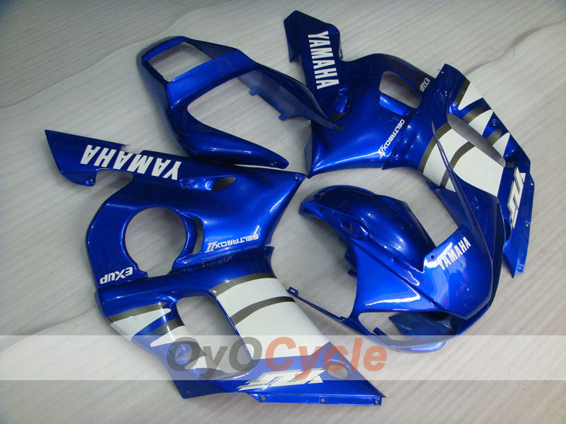 Einspritz-Verkleidungskit für YZF-R6 98-02 - Blau, Weiß - Werksstil #OYO87901009 Hauptbild