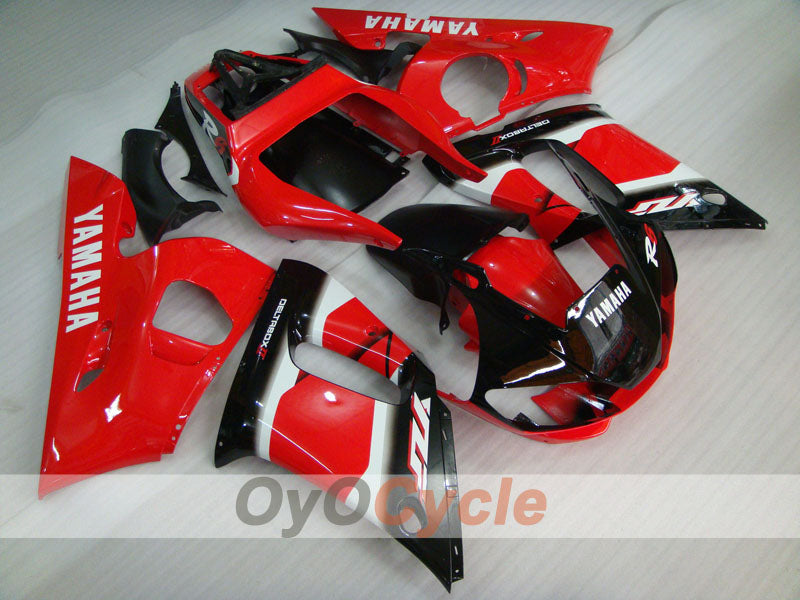 Einspritz-Verkleidungskit für YZF-R6 98-02 - Rot, Schwarz - Werksstil #OYO87901014 Hauptbild