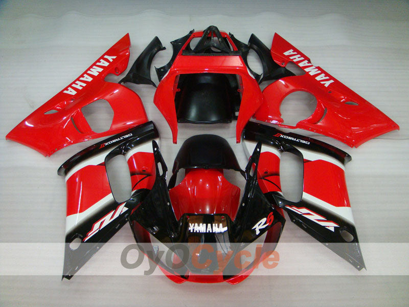 Einspritz-Verkleidungskit für YZF-R6 98-02 - Rot, Schwarz - Werksstil #OYO87901014 Zweitbild