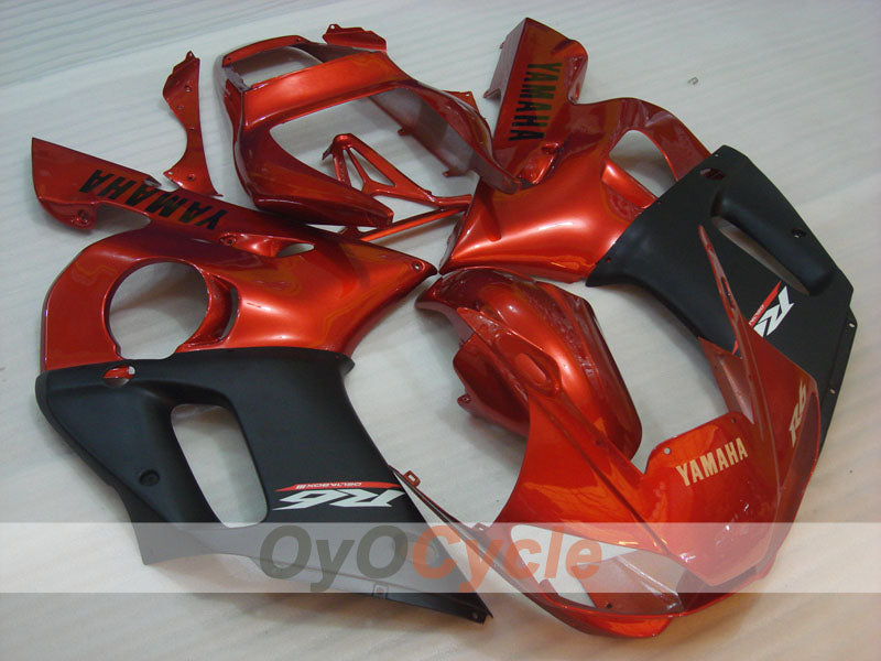 Einspritz-Verkleidungskit für YZF-R6 98-02 - Orange, Schwarz, Matt - Werksstil #OYO87901015 Hauptbild