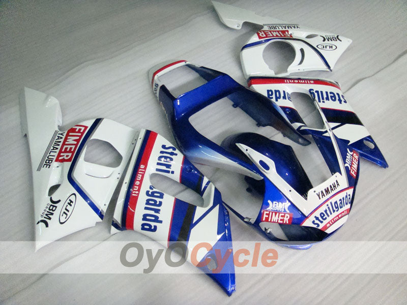 Verkleidungssatz für Einspritzmodelle 98-02 YZF-R6 - Blau, Weiß - Sterilgarda #OYO87901024 Hauptbild