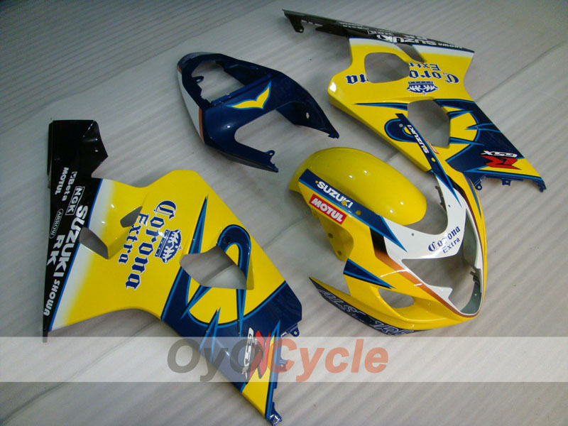Verkleidungssatz für Einspritzmodelle, GSXR600 04-05 - Gelb, Schwarz - Corona, MOTUL #OYO87901166 Hauptbild