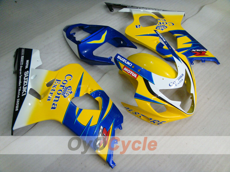 Verkleidungssatz für Einspritzmodelle, GSXR600 04-05 - Gelb, Blau - Corona, MOTUL #OYO87901167 Hauptbild