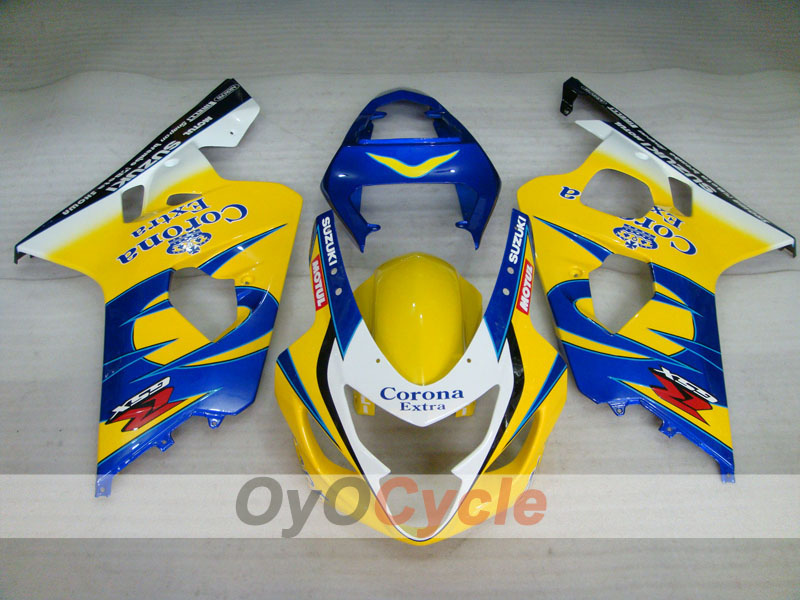 Verkleidungssatz für Einspritzmodelle, GSXR600 04-05 - Gelb, Blau - Corona, MOTUL #OYO87901167 Zweitbild