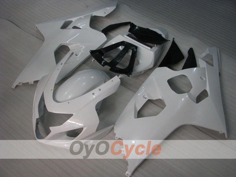 Einspritzverkleidungssatz für 04-05 GSX R750 - Weiß - Werksdesign #OYO87901213