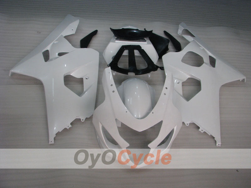 Einspritzverkleidungssatz für 04-05 GSX R750 - Weiß - Werksdesign #OYO87901213