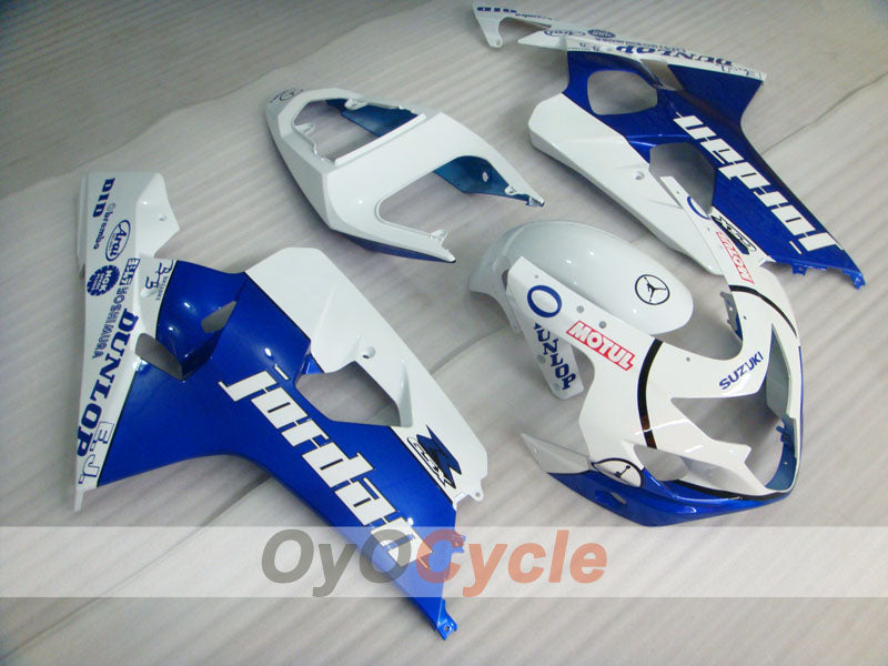 Einspritz-Verkleidungskit für 04-05 GSX R750 - Blau, Weiß - Jordan #OYO87901256 Hauptbild