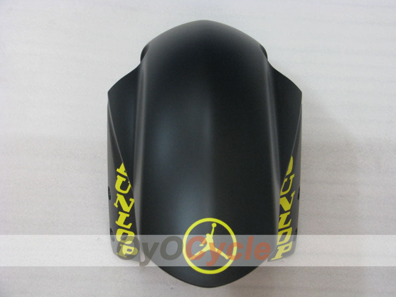 Einspritz-Verkleidungssatz für 04-05 GSXR600 - Gelb, Schwarz, Matt - DUNLOP, Jordan, MOTUL #OYO87901197