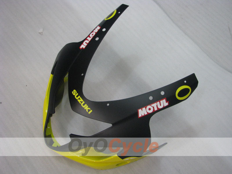 Einspritz-Verkleidungssatz für 04-05 GSXR600 - Gelb, Schwarz, Matt - DUNLOP, Jordan, MOTUL #OYO87901197