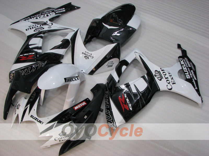 Einspritz-Verkleidungskit für 06-07 GSX R750 - Weiß, Schwarz - Corona #OYO87901265 Zweitbild