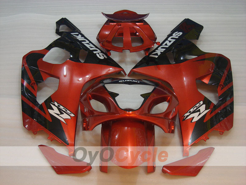 Verkleidungssatz für Einspritzermodelle 04-05 GSXR600 - Orange, Schwarz - Werksstil #OYO87901357
