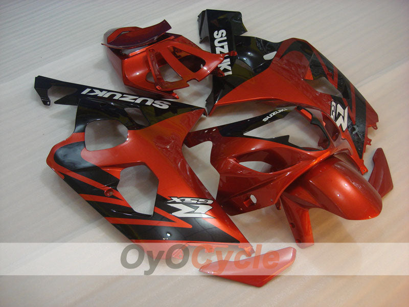 Verkleidungssatz für Einspritzermodelle 04-05 GSXR600 - Orange, Schwarz - Werksstil #OYO87901357 Hauptbild