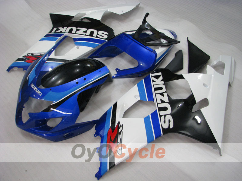 Verkleidungssatz für Einspritzermodelle 04-05 GSXR600 - Blau, Weiß - Werksstil #OYO87901362 Hauptbild