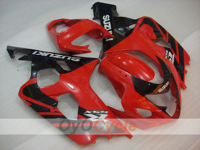 Einspritz-Verkleidungssatz für 04-05 GSX R750 - Rot, Schwarz - Werksstil #OYO87901192