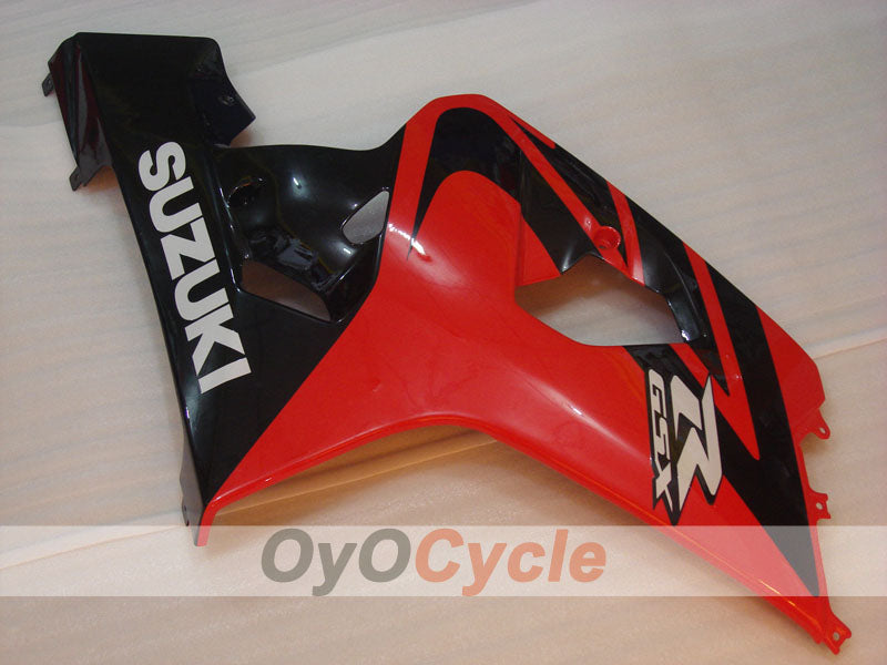 Einspritz-Verkleidungssatz für 04-05 GSX R750 - Rot, Schwarz - Werksstil #OYO87901192