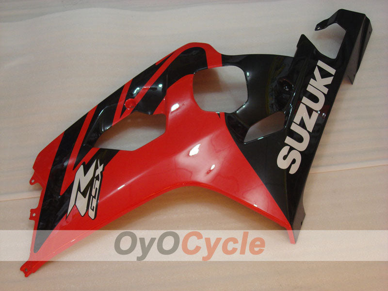 Einspritz-Verkleidungssatz für 04-05 GSX R750 - Rot, Schwarz - Werksstil #OYO87901192