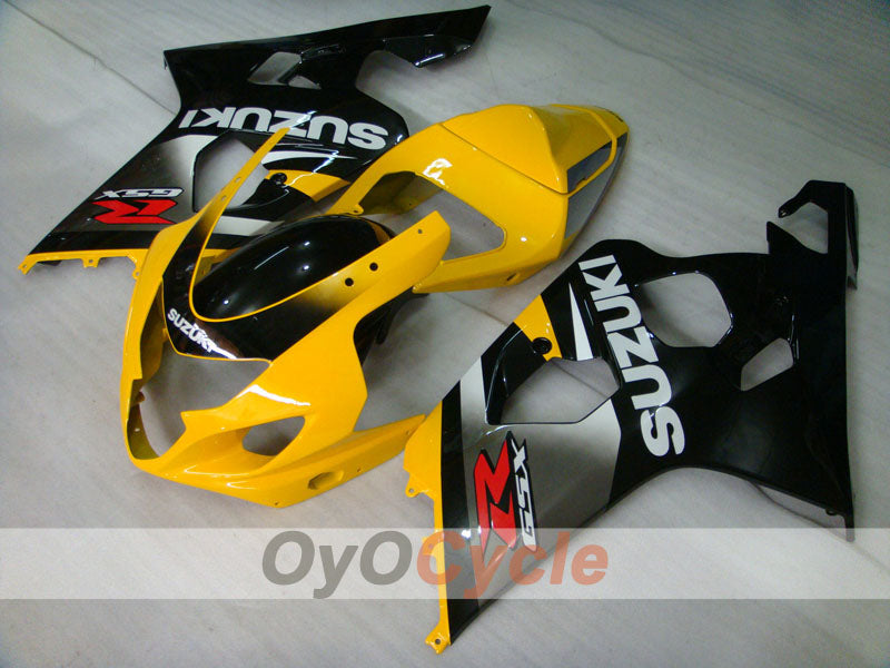 Einspritz-Verkleidungssatz für 04-05 GSX R750 - Gelb, Schwarz - Werksstil #OYO87901198 Hauptbild